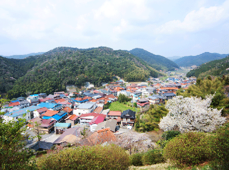 俵山の眺望